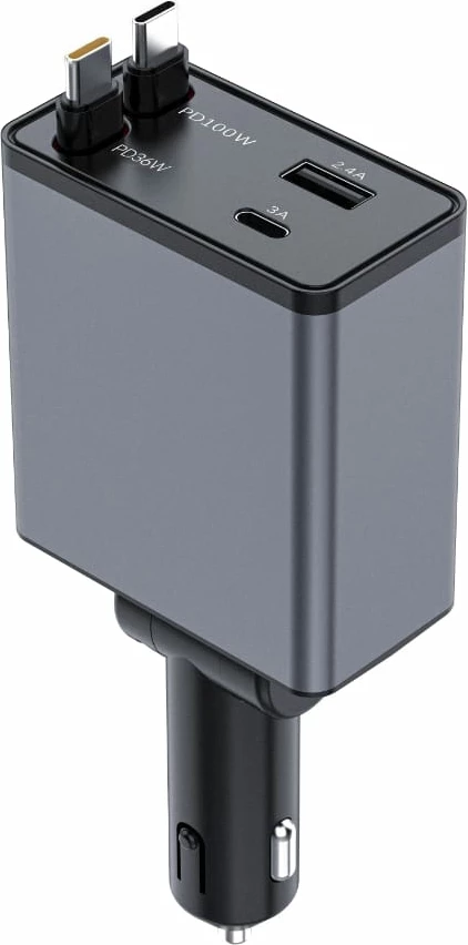 Karikues Makine 100W me Kabllo të Integruara dhe PD Fast Charging