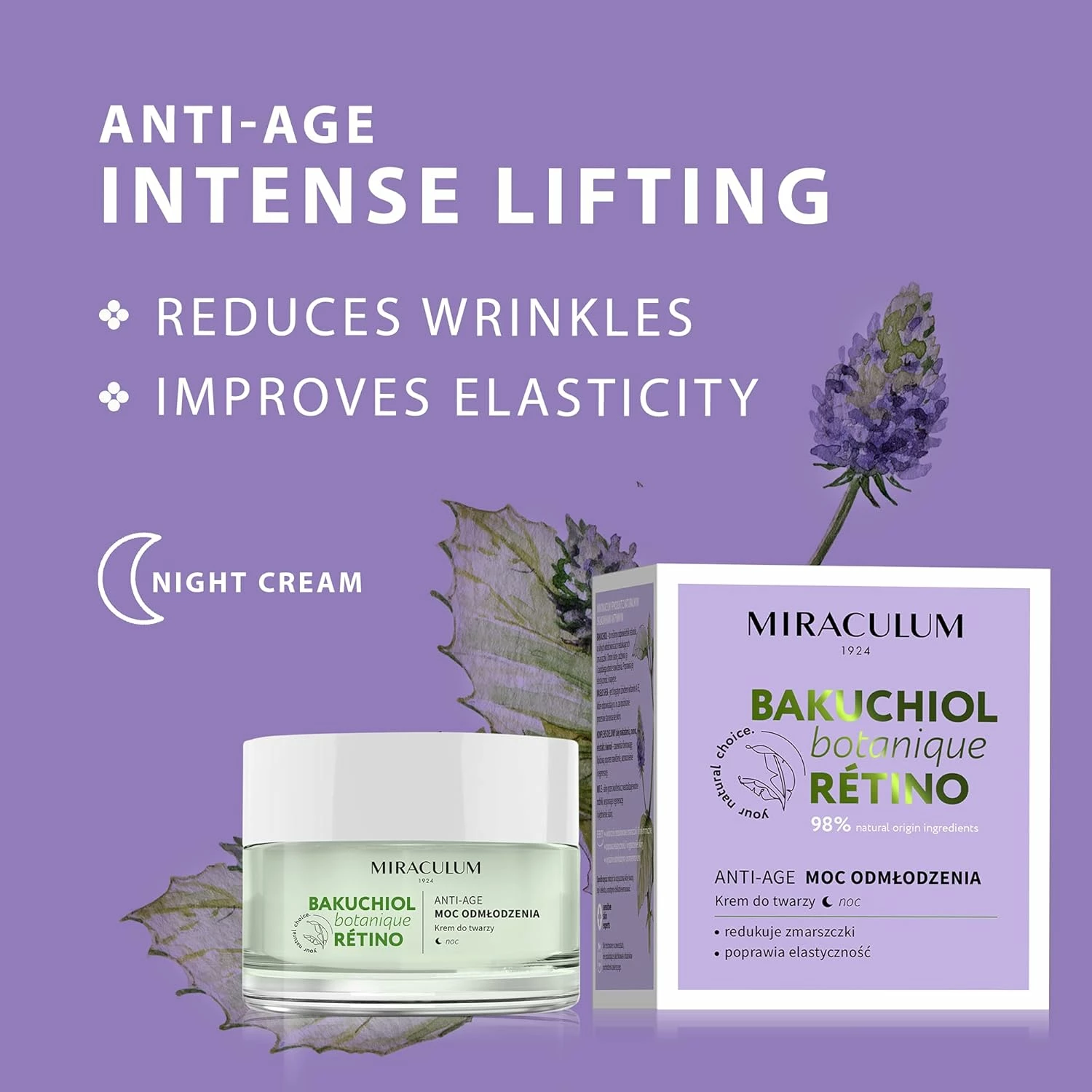 Krem nate Miraculum Bakuchiol Rejuvenating 50 ml