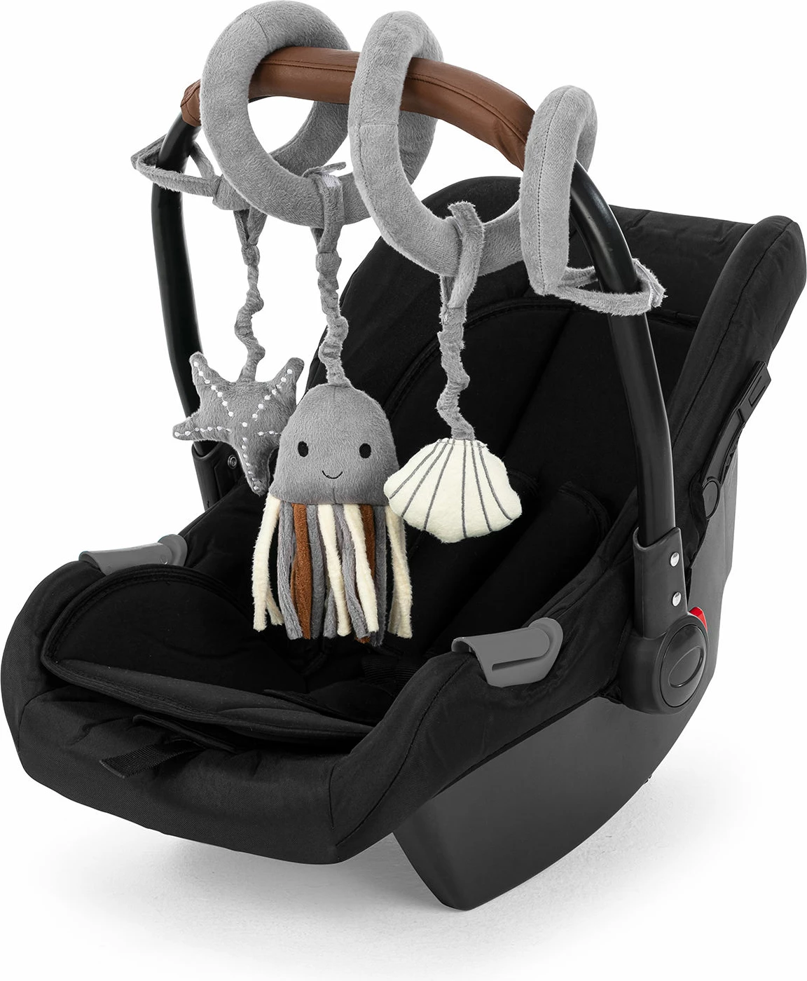 Lodër varëse për karrocë ose ulëse për fëmijë, ngjyrë gri, Evila Originals, Puset