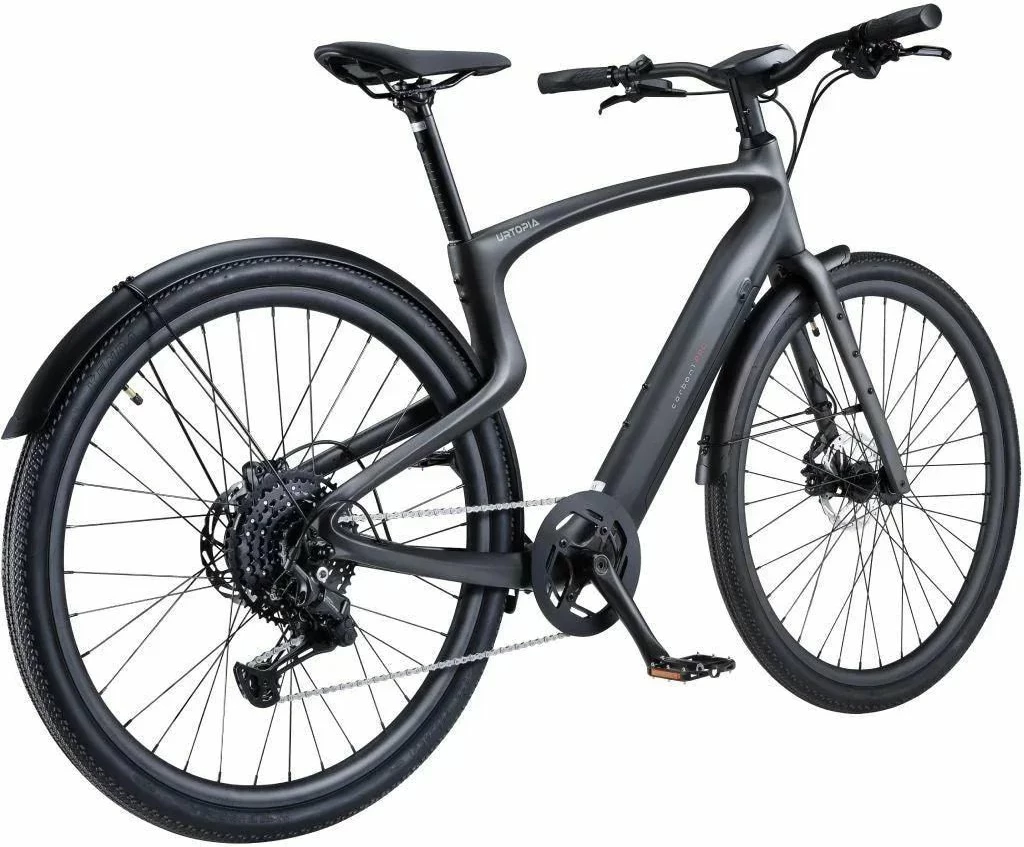 Biçikletë elektrike Urtopia Carbon 1 Pro, madhësia M (170-185 cm), e zezë