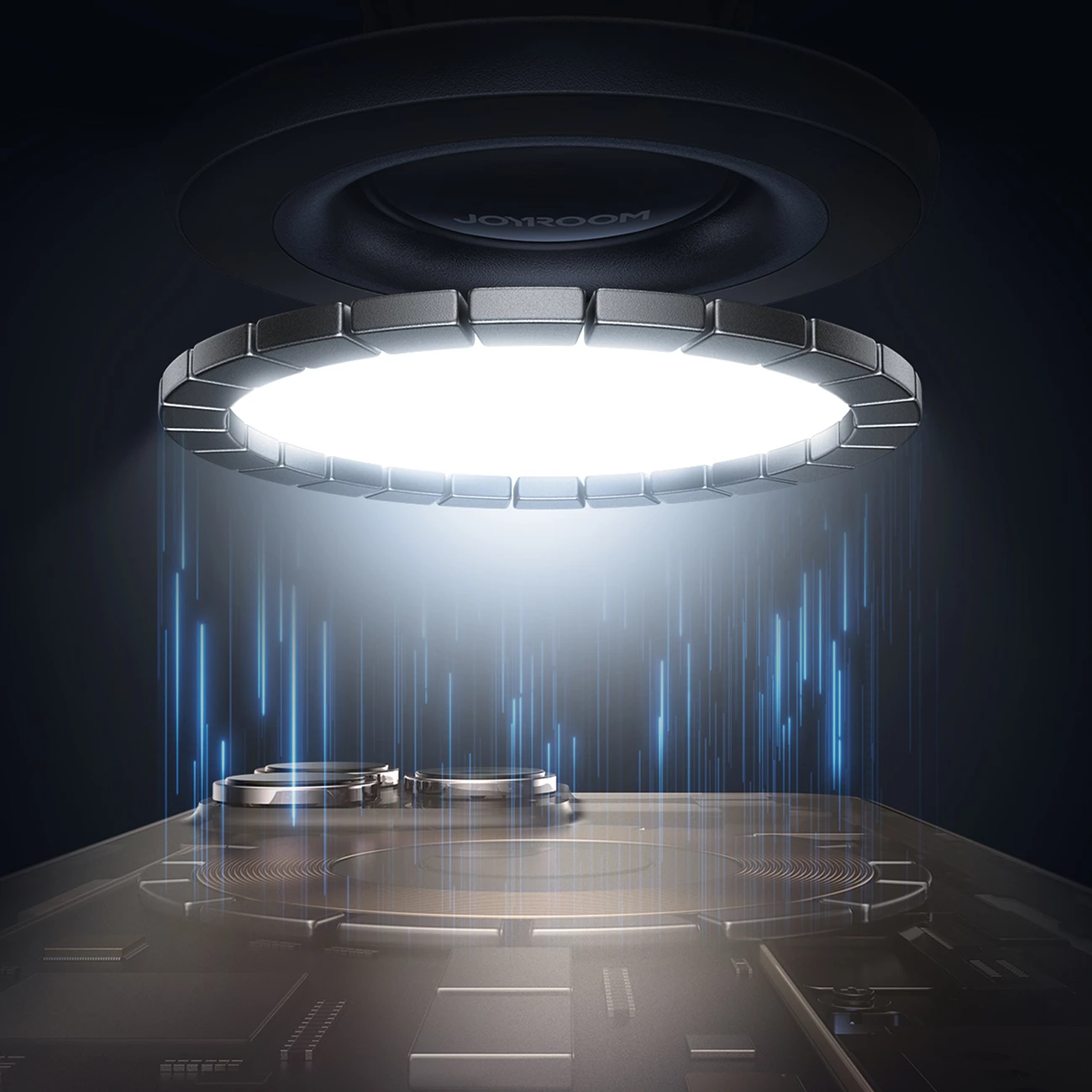 Mbajtës magnetik për celular Joyroom JR-ZS406, për kokpit/xham, i zi