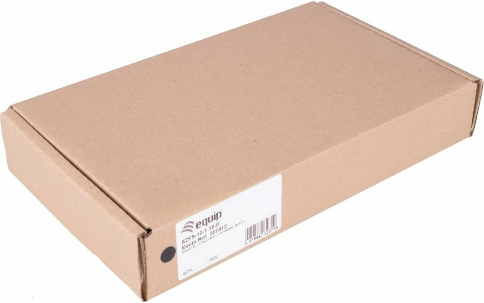 Raft fiks për rack Equip 1U, 150mm, 100kg, zi, 19 inch