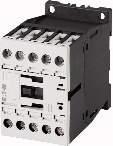 Kontaktor ndihmës Eaton DILA-40, 24V DC, 4S, 276344, zi/gri