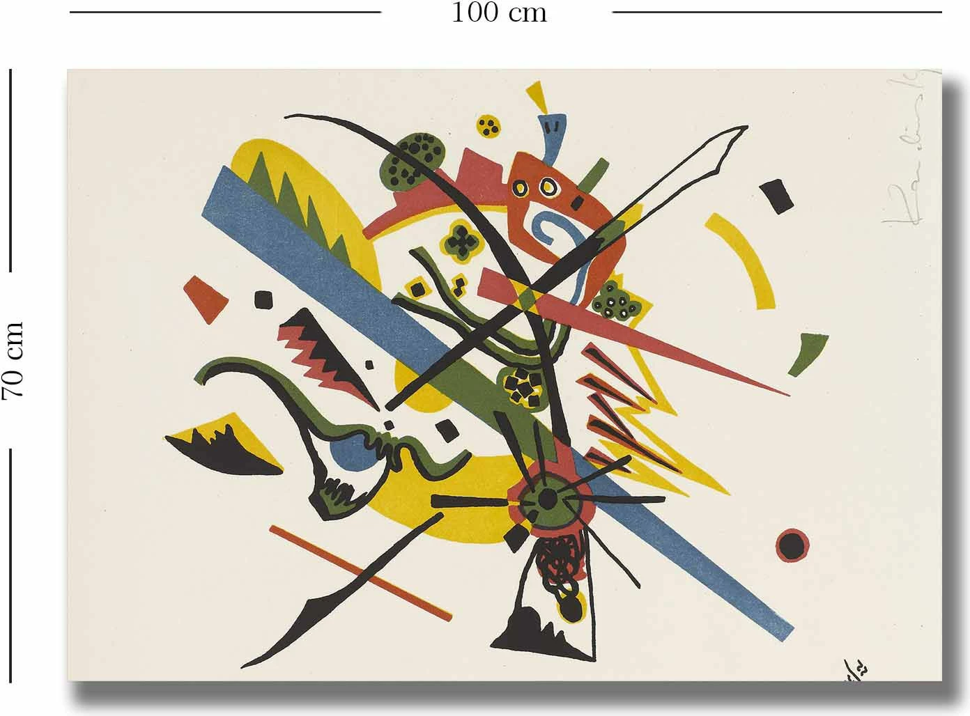 Pikturë dekorative në kanavacë, Wallity, 70100KANDINSKY016