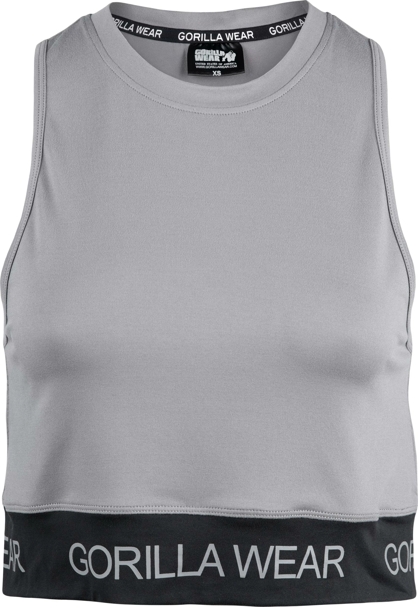 Colby Cropped Tank Top - Gray [Madhësia: S]
