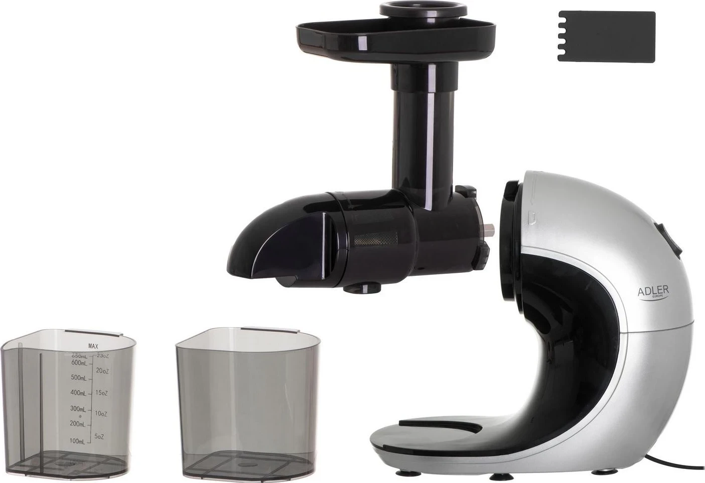 Shtypës frutash Adler AD 4130, zi-argjendtë