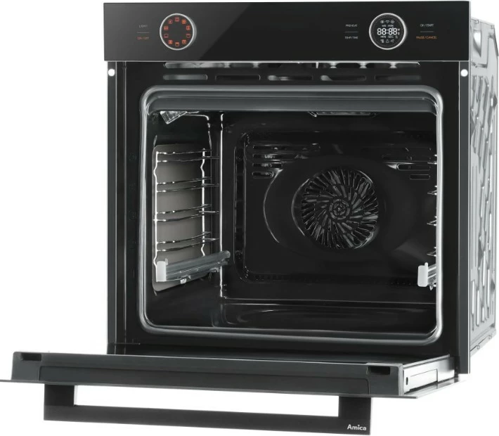 Furrë Amica ED6769BA+ S-TYPE, 72L, katalizë/avull, AirFry, e zezë