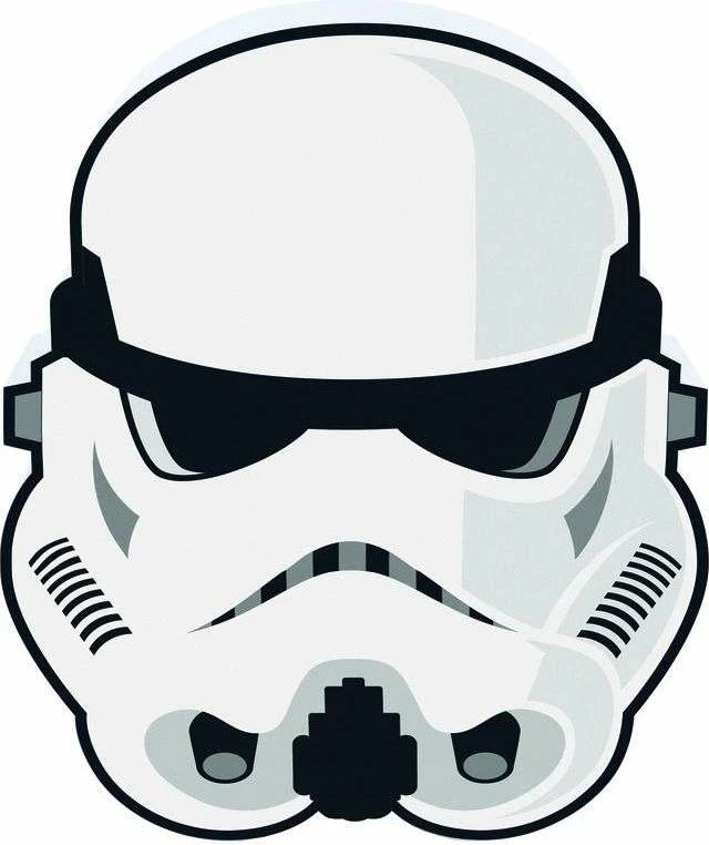 Llambë tavoline Paladone Star Wars Stormtrooper Box Light 15 cm, 3x AAA, bardhë/zezë