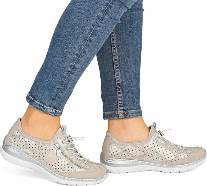 Atlete femra Rieker L3252-92, të arta