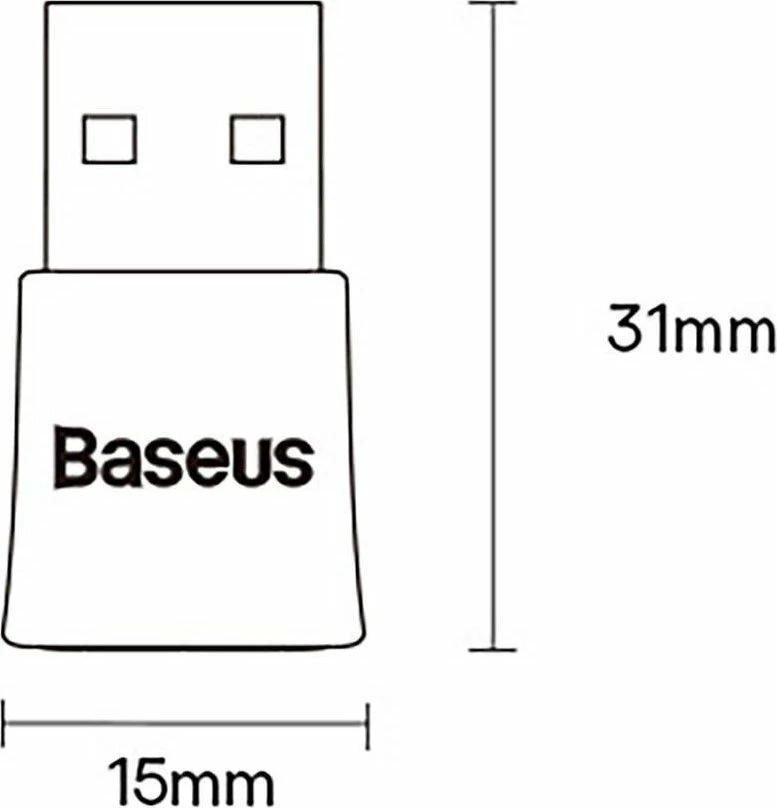 Adapter Bluetooth USB Baseus BA07 Bluetooth 5.3, USB-A, 20 m, i zi