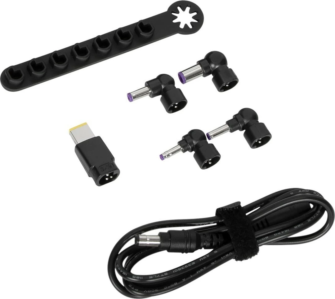 Set aksesorësh Targus CableTip Storage Pack, organizues kabllosh, konektorë, e zezë