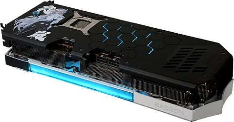 Kartelë grafike PowerColor Radeon RX 9070 XT Hellhound REVA, 16GB GDDR6, 256-bit, PCIe 5.0, e bardhë