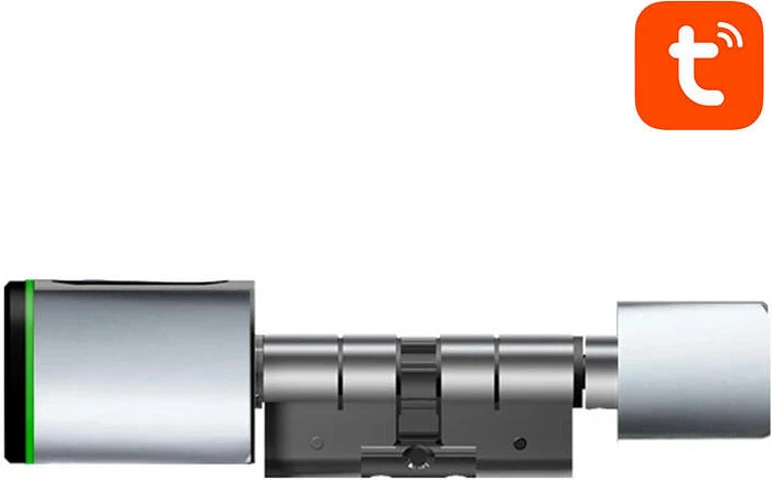 Cilindër digjital bravë Avatto SDL-S1-S90, 90mm, Bluetooth, argjend