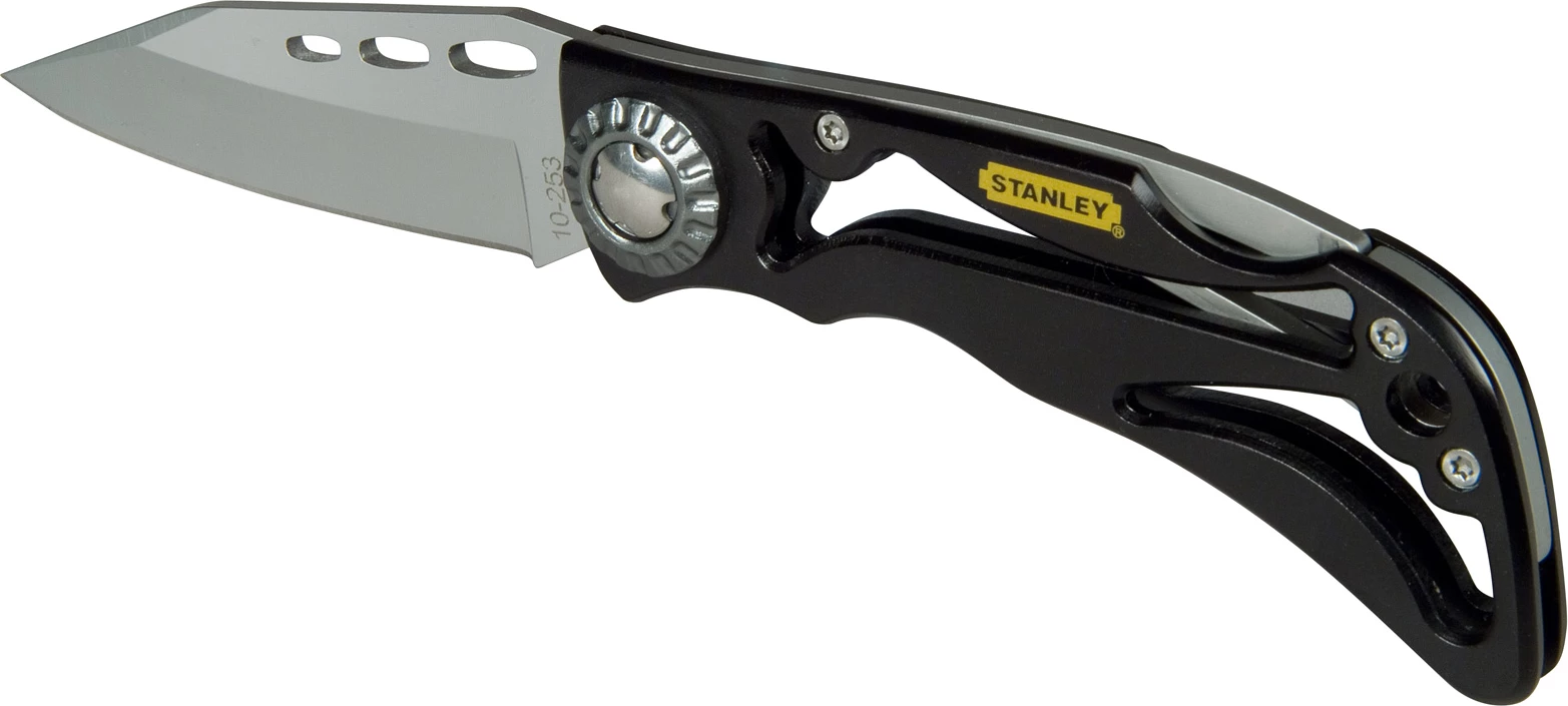 Thikë e palosshme Stanley Sport 0-10-253 175 mm, e zezë