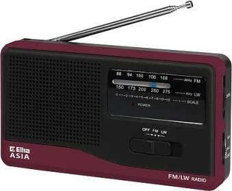 Radio portabile Eltra ASIA 810, mono, FM/LW, e zezë/maron