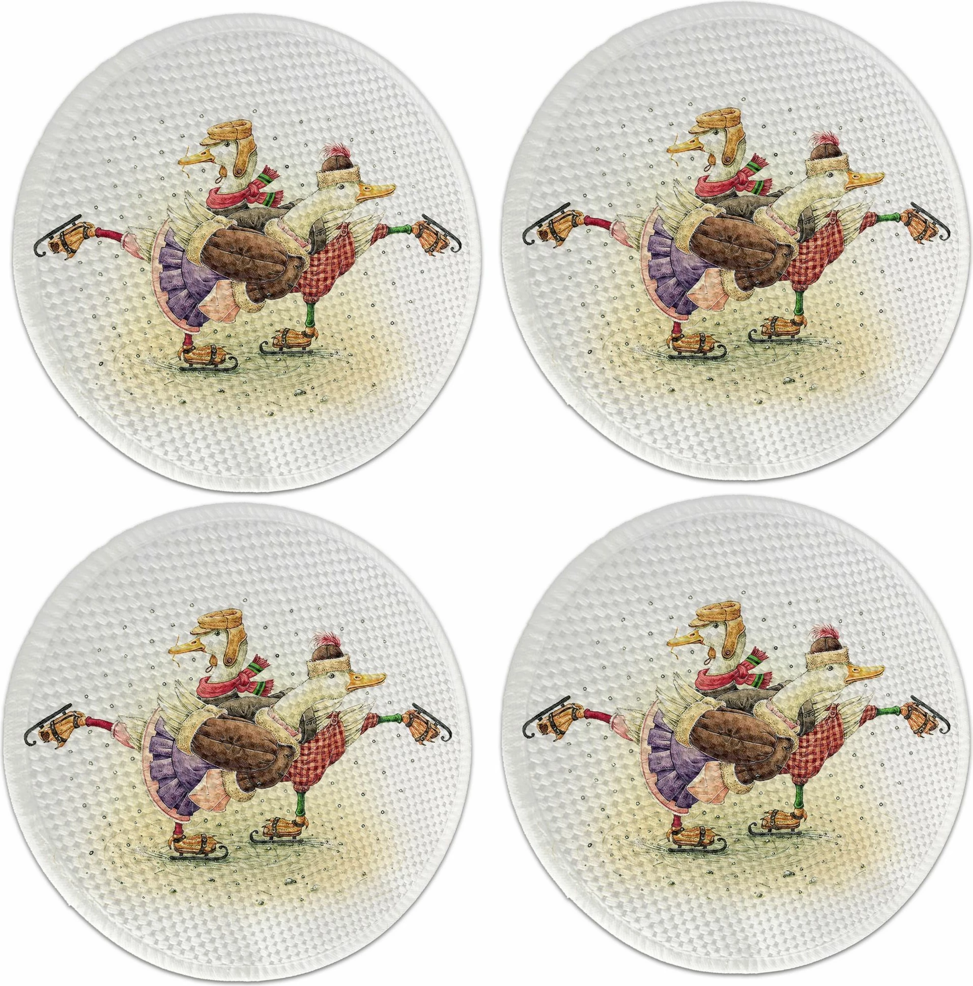 Set nënshtrues tavoline Hermia Concept, shumëngjyrësh, 4 copë, 37cm