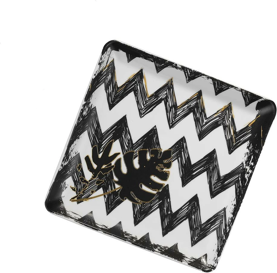 Set pjatash shërbimi, shumëngjyrëshe, 18 copë, Hermia Concept, TAN18Y643011122