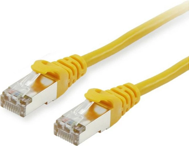 Kabllo Ethernet EQUIP Cat6 S/FTP, 0.5m, RJ-45 në RJ-45, e verdhë