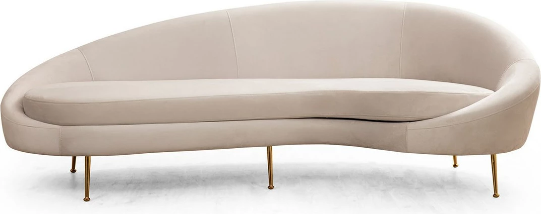 Divan treshe Atelier del Sofa, Eses Right, bezhë