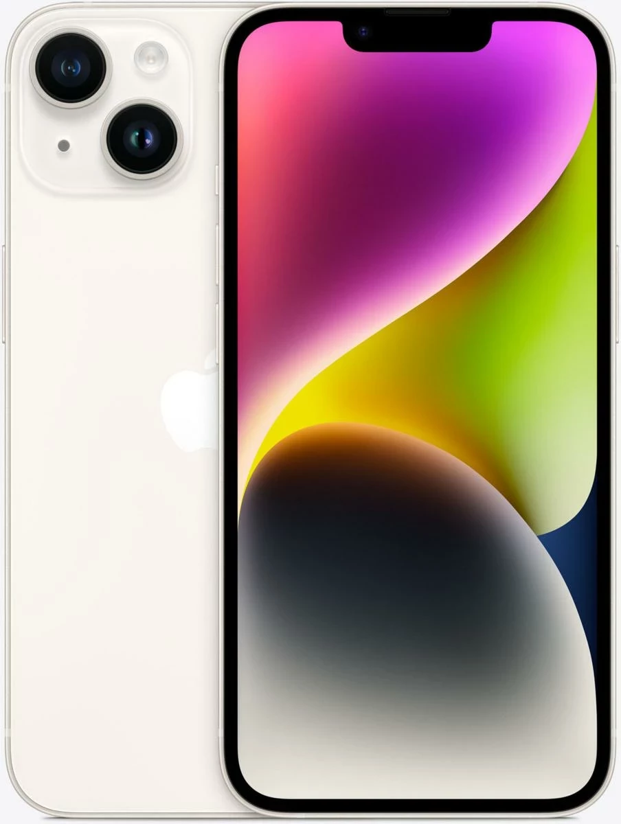 Apple iPhone 14, 6.1", 128GB, starlight