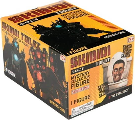 Figurë koleksionuese Skibidi Toilet Cobi BTH-1310, 10 cm, 1 copë, surprizë