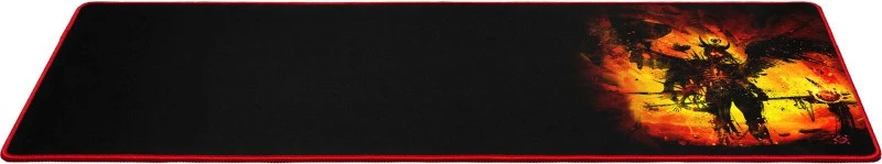 Mauspad Defender, Gaming Warrior 820x300x3mm, kuq/zi