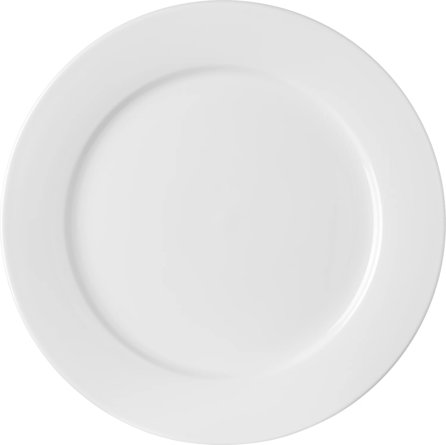 Pjatë e sheshtë Fine Dine Pure Bianco 270 mm, e bardhë, set 4 copë