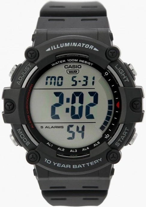 Orë dore Casio AE-1500WH-1A, e zezë