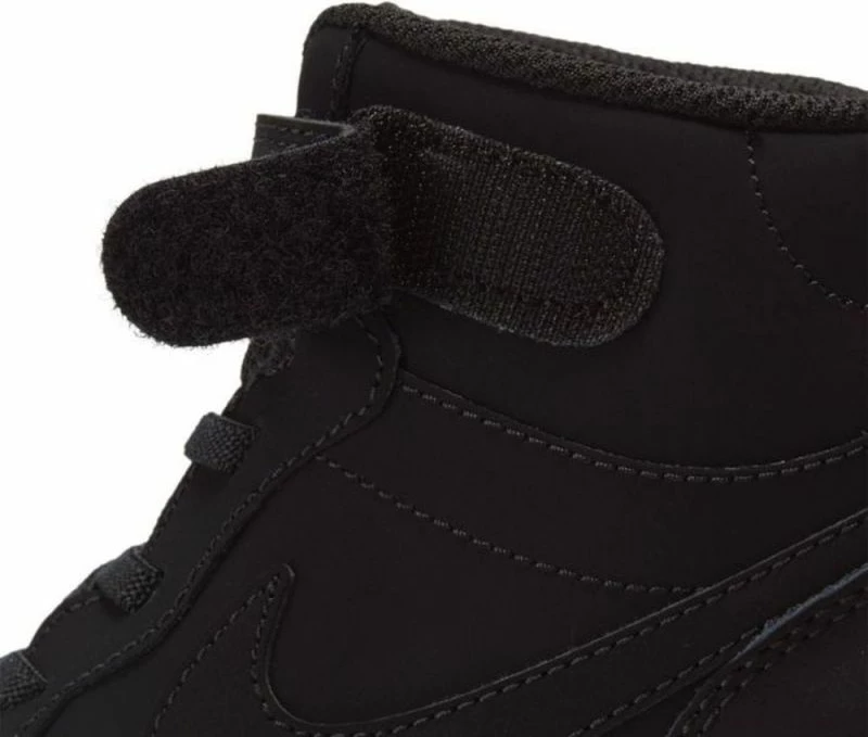 Atlete fëmijësh Nike Court Borough Mid 2 CW5868-001, të zeza [Madhësia: 35]