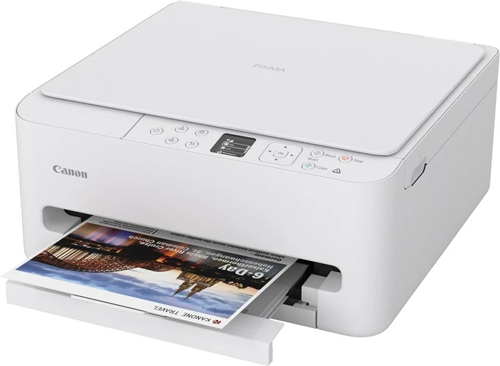 Printer multifunksional Canon PIXMA TS6550i, Inkjet, A4, Wi-Fi, Bardhë
