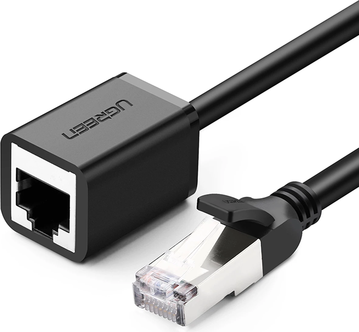 Kabllo rrjeti Ugreen NW112, RJ45 (femër) - RJ45 (mashkull), Cat. 6, 0.5m, e zezë