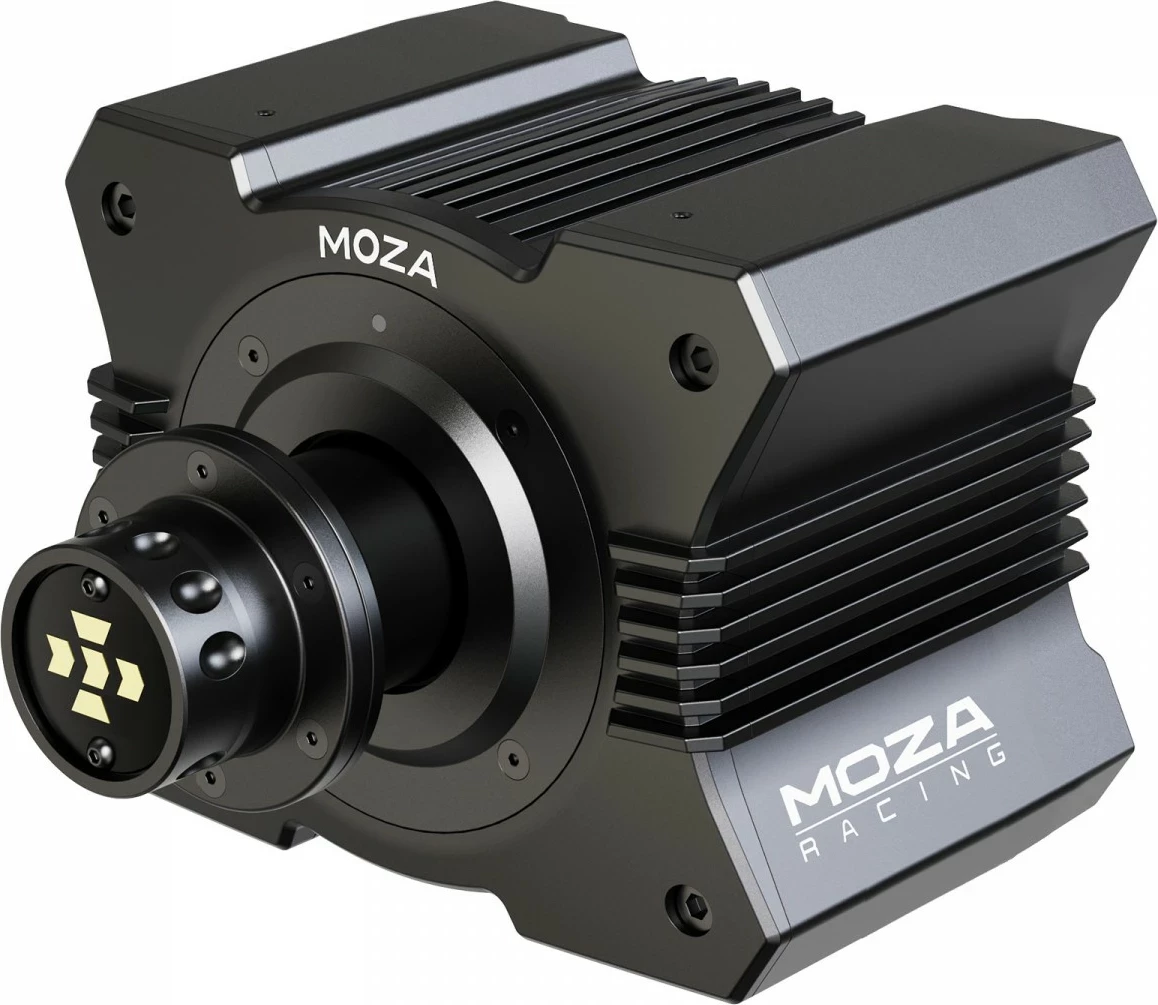 Set simulator garash Moza R5 RS20 Direct Drive 5.5Nm për PC, timon ES 280mm, pedale SR-P Lite 2, e zezë, bundle