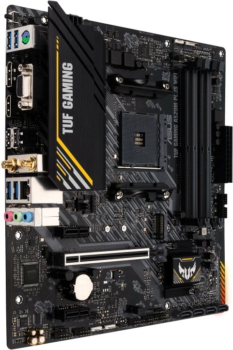 Pllakë amë ASUS TUF GAMING A520M-PLUS WIFI, Socket AM4, DDR4-SDRAM, 128 GB