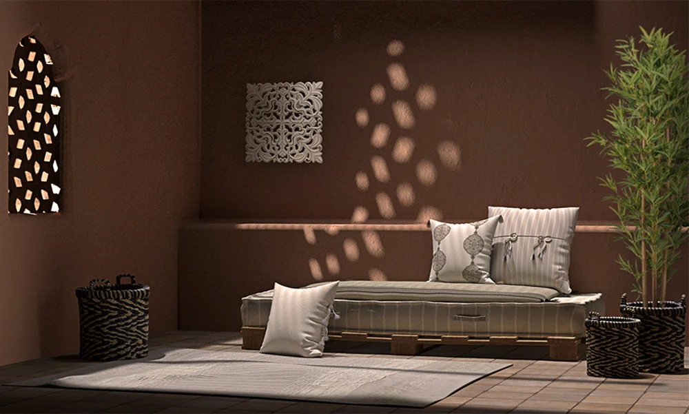 Jastëk i butë për dysheme, bezhë-gri e errët, 160x80x10cm