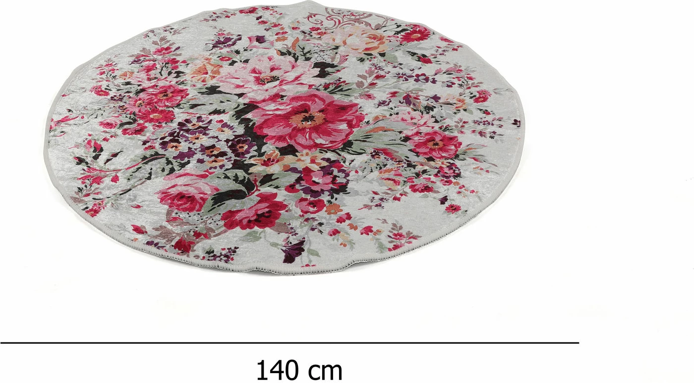 Qilim rrumbullak, shumëngjyrësh, Conceptum Hypnose Rosalinda, 140 cm