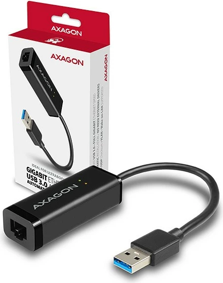 Adapter rrjeti AXAGON ADE-SR, USB-A 3.2 Gen 1, Gigabit Ethernet, i zi
