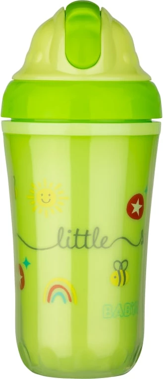Termo-tas me pip silikoni Babynova, 250 ml [Ngjyra: Gjelbër]