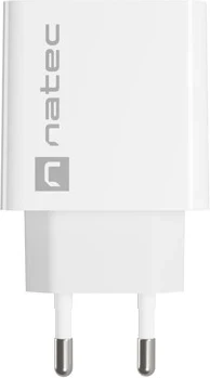 Karikues rrjeti NATEC Ribera USB-A+USB-C 20W PD, i bardhë