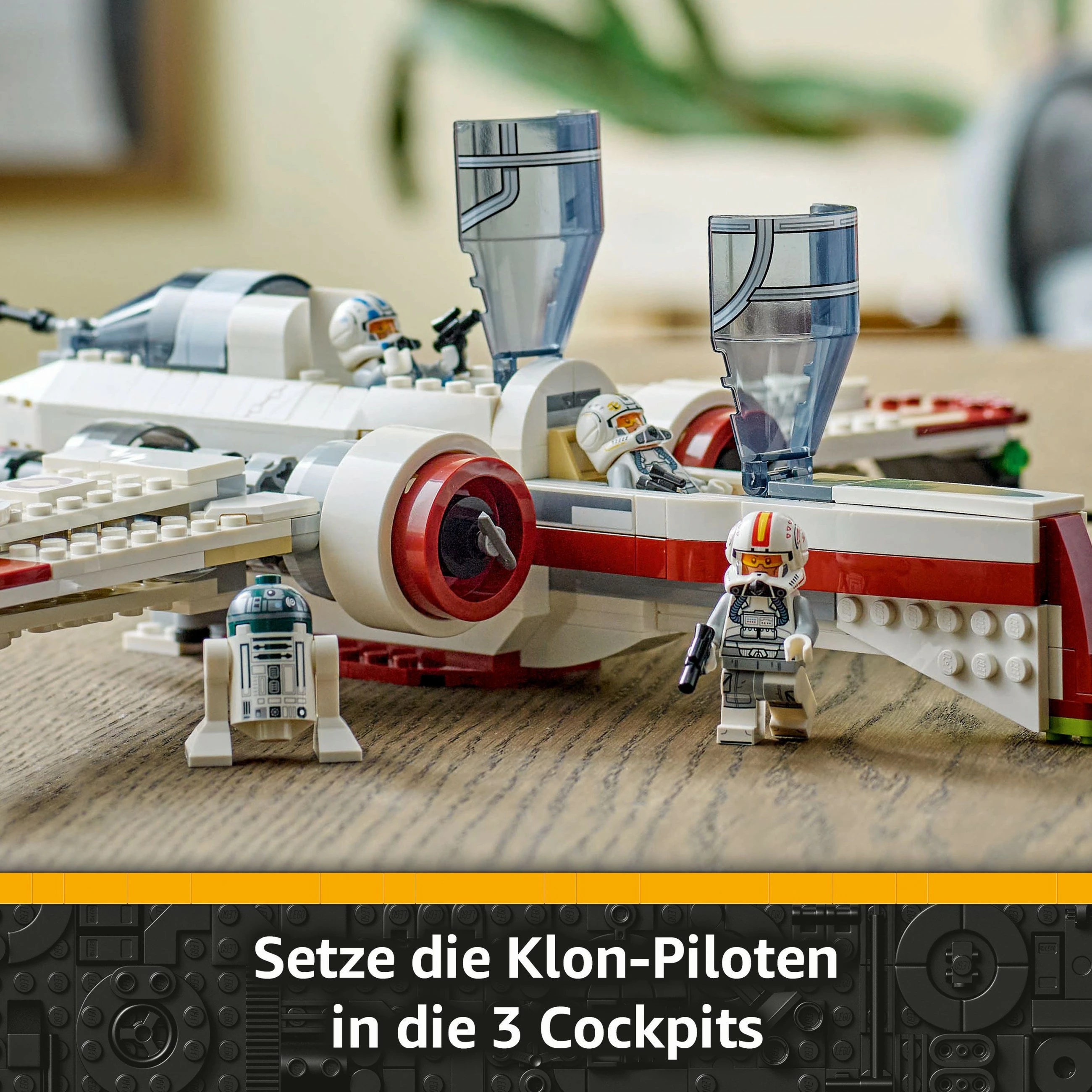 Set ndërtimi LEGO Star Wars ARC-170 Starfighter, shumëngjyrësh