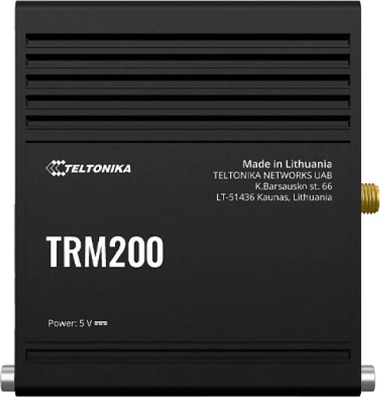 Modem LTE Teltonika TRM200, Cat 4, Micro-USB, antenë e jashtme, i zi