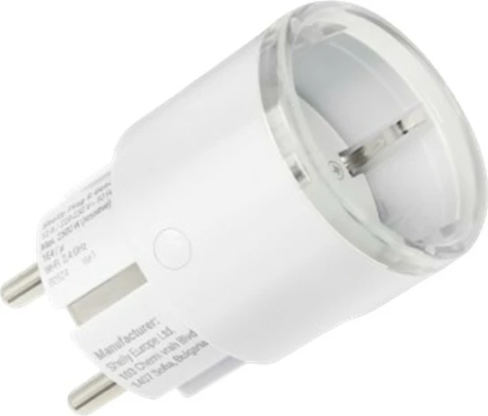 Prizë e mençur Shelly Plug S Gen3 Matter, Wi-Fi, Bluetooth, 12A, e bardhë
