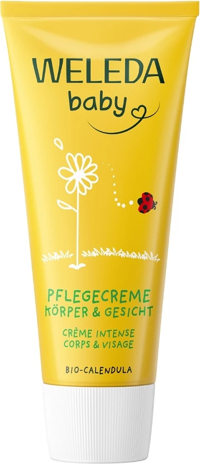 Krem për trup dhe fytyrë për foshnje Weleda me calendula, 75ml