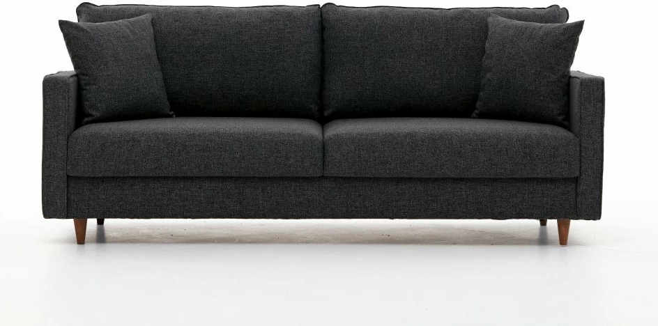 Divan treshe, ngjyrë antracit, Atelier del Sofa, Eva