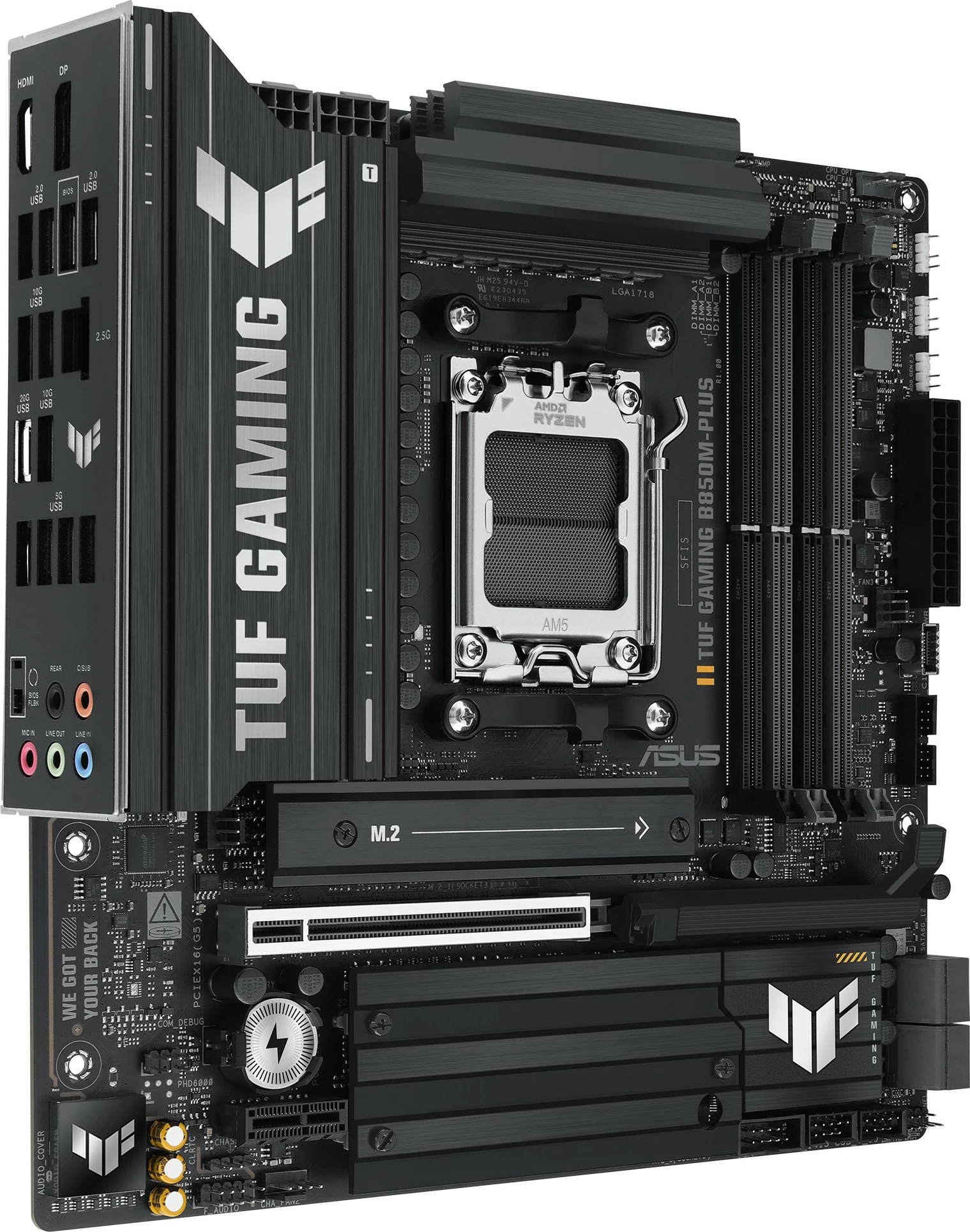 Pllakë amë ASUS TUF B850M-PLUS, Socket AM5, micro ATX