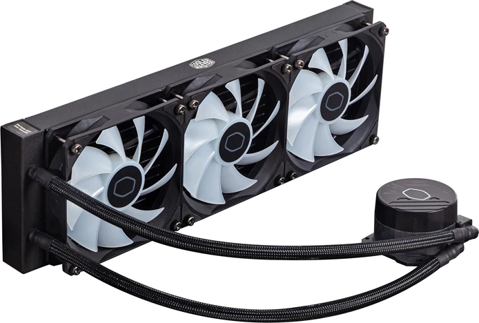 Ftohës me ujë për procesor Cooler Master MasterLiquid 360L Core ARGB, i zi