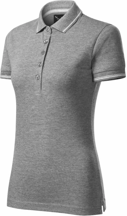 Maicë polo Malfini për femra, ngjyrë gri e errët