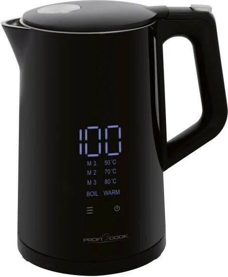 Çajnik elektrik ProfiCook PC-WKS 1243, 1.7 L, 2200 W, i zi