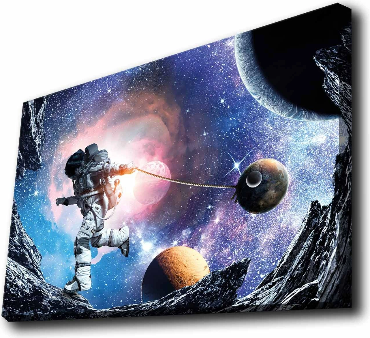 Pikturë dekorative me drita LED, shumëngjyrëshe, 45x70cm, 4570KTLGDACT-001