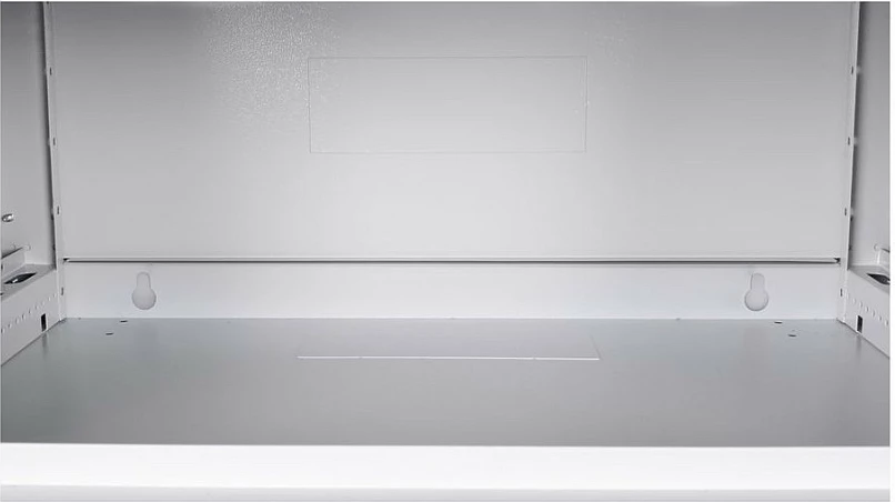 Kabinet rack ROLINE Basic Plus 19", 4U, 600x450, montim në mur, derë xhami, gri