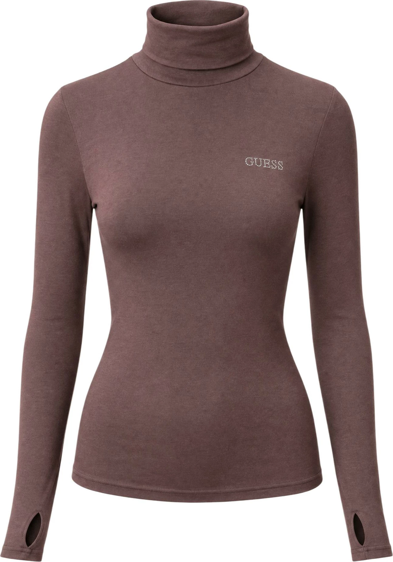 Maicë me mëngë të gjata për femra Guess Greta V6BP11 K6907, kafe [Madhësia: XS]